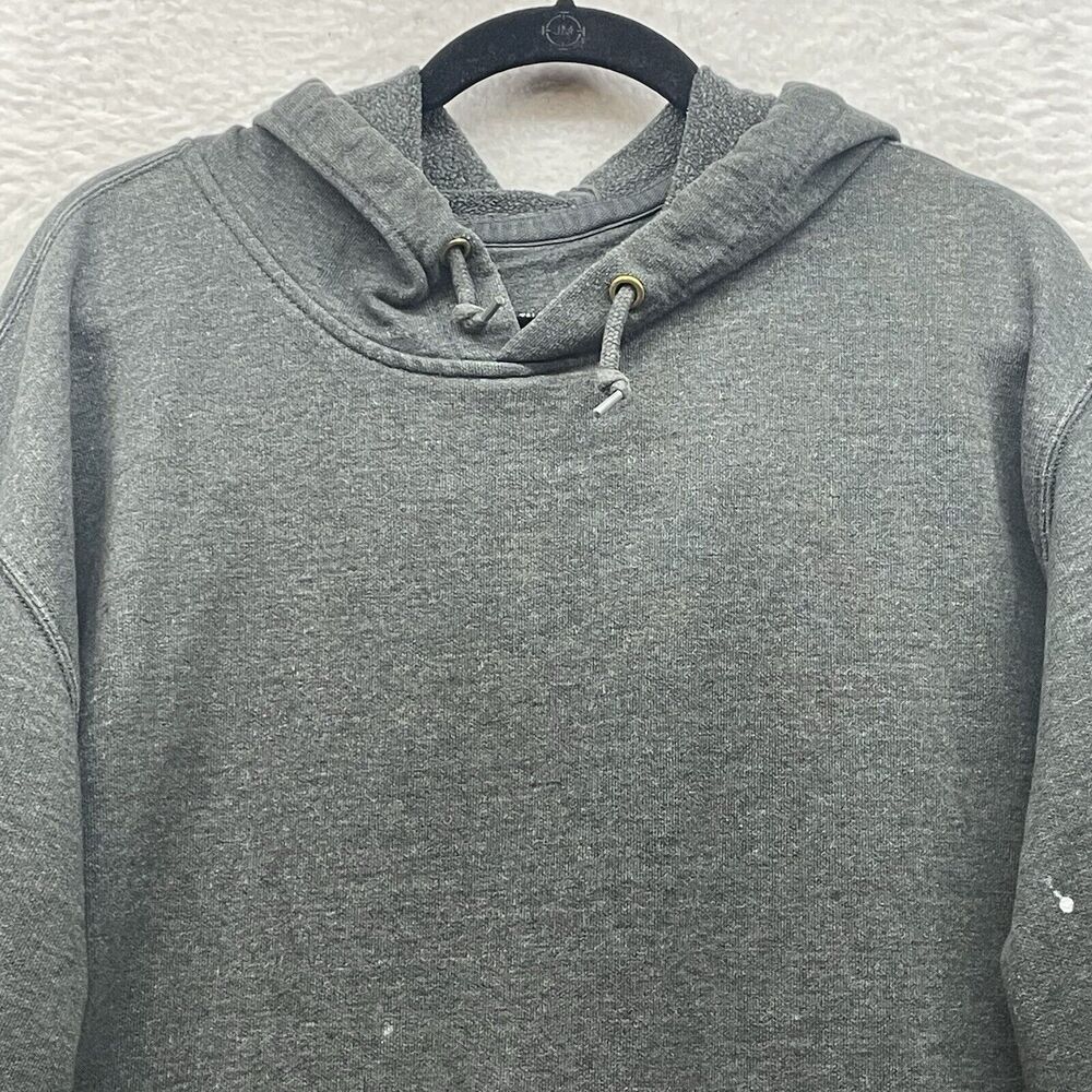 Carhartt Hoodie Mens XL Tall Gray Sweatshirt Midweight Logo Graphic Workwear - Picture 4 of 12